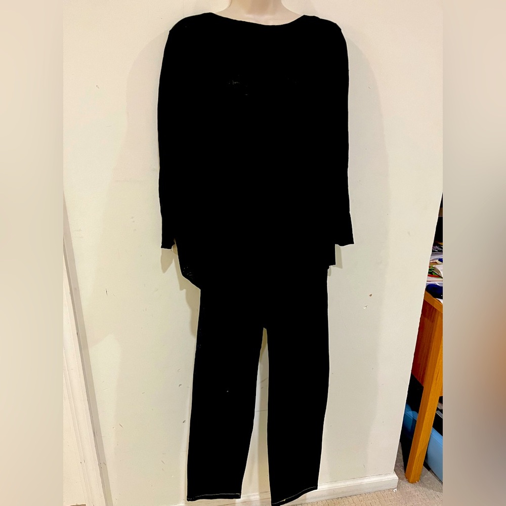 Black Joie linen top
